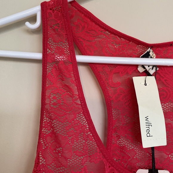 Wilfred Lace Racerback Dress / Tunic Tank - Picture 2 of 10